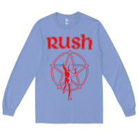 Colony Blue vintage starman Long Sleeve Tee - InspiraDesign