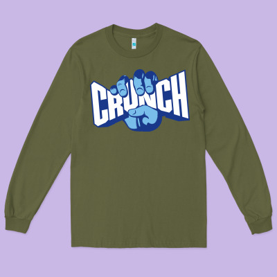 The Crunch Fitness Long Sleeve Tee Designed By Inspiradesign