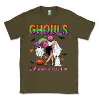 Army Green Ghouls just wanna have fun Classic Tee - NancyCooperArtShop