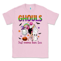 Bubblegum Pink Ghouls just wanna have fun Classic Tee - NancyCooperArtShop