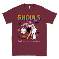 Burgundy Ghouls just wanna have fun Classic Tee - NancyCooperArtShop
