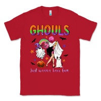 Red Ghouls just wanna have fun Classic Tee - NancyCooperArtShop