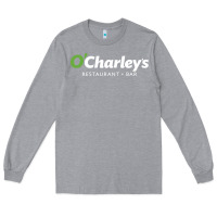 Heather Grey O'Charley's Resto and Bar Long Sleeve Tee - InspiraDesign