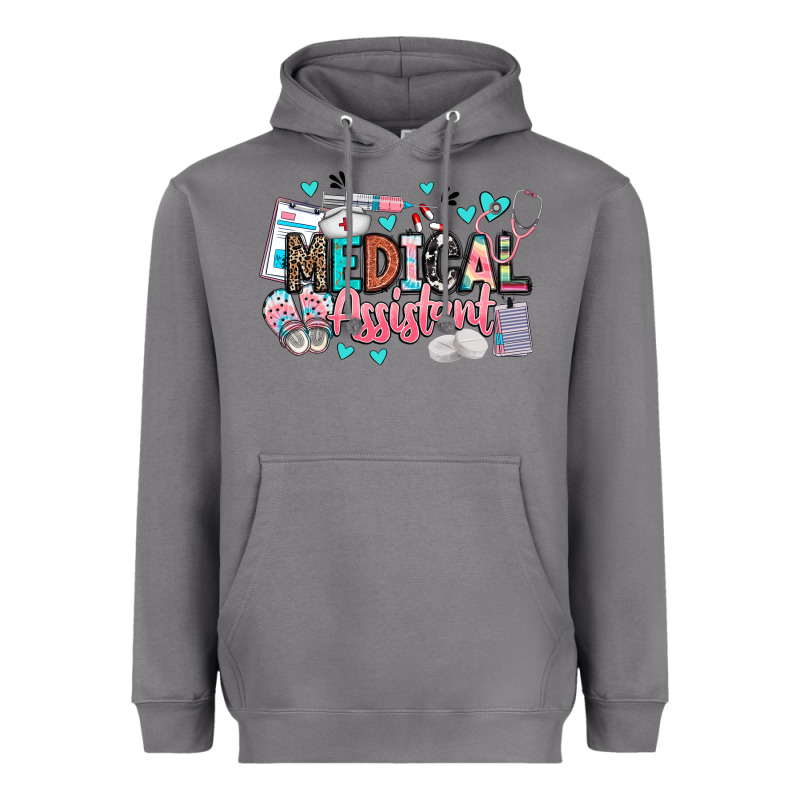Medical Assistant Heavyweight Hoodie by BarkalooDesign | Teevron