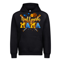Black ballpark mama Urban Hoodie - AdoDesignShop