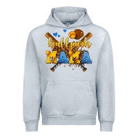 Heather Grey ballpark mama Urban Hoodie - AdoDesignShop