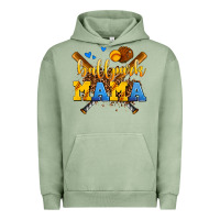 Pigment Oil Green ballpark mama Urban Hoodie - AdoDesignShop