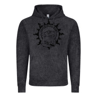 Vintage Black Authentic Church Of The Toad Of Light Psychedlic Frog Licking (Distres Vintage Hoodie - DesignPulse
