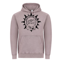 Vintage Zinc Authentic Church Of The Toad Of Light Psychedlic Frog Licking (Distres Vintage Hoodie - DesignPulse