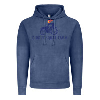 Vintage Denim diddly farm for men and women Vintage Hoodie - DesignPulse