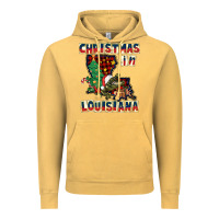 Vintage Mustard christmas in louisiana Vintage Hoodie - CowGirlArtShop
