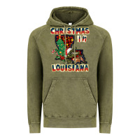 Vintage Olive christmas in louisiana Vintage Hoodie - CowGirlArtShop