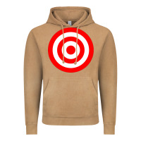 Vintage Camel bullseye target red & white rings target Vintage Hoodie - DesignPulse