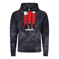 Cloud Black INTERPOL BAN Vintage Hoodie - DesignPulse