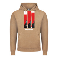 Vintage Coffee INTERPOL BAN Vintage Hoodie - DesignPulse