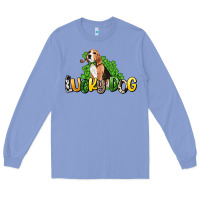Colony Blue lucky dog St. Patrick's Long Sleeve Tee - HowdyJamesFarm