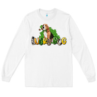 White lucky dog St. Patrick's Long Sleeve Tee - HowdyJamesFarm