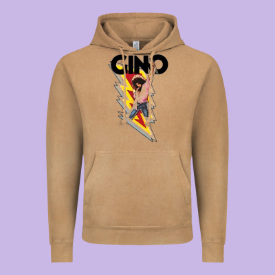 Gino Time Basketball Vintage Hoodie Designed By Designpulse