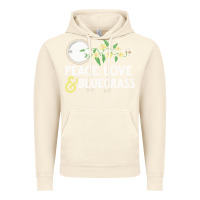 Vintage Artic peace , love & bluegrass   banjo nature vines illu Vintage Hoodie - DesignPulse