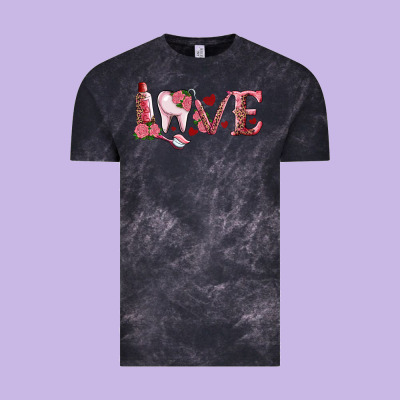 Valentines Day Dental Love Vintage Tee Designed By Ranaportraitstore