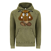 Vintage Olive goomba Vintage Hoodie - DesignPulse