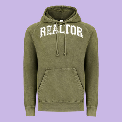 Realtor Vintage Hoodie Designed By Designpulse
