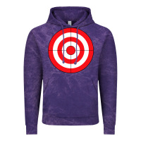Cloud Purple bulls eye target lazy diy halloween costume darts shooting t shirt Vintage Hoodie - DesignPulse