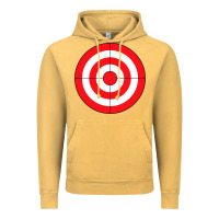 Vintage Mustard bulls eye target lazy diy halloween costume darts shooting t shirt Vintage Hoodie - DesignPulse