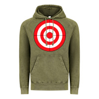 Vintage Olive bulls eye target lazy diy halloween costume darts shooting t shirt Vintage Hoodie - DesignPulse