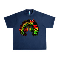 Navy juneteenth mom Urban Heavy Tee - CowGirlArtShop