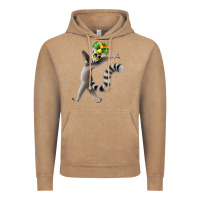 Vintage Coffee All Hail King Julien Vintage Hoodie - DesignPulse