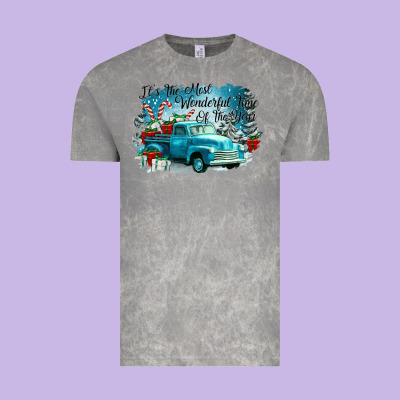 Its The Wonderful Time Of The Year Truck Vintage Tee Designed By Cowgirlartshop