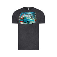 Vintage Black its the wonderful time of the year truck Vintage Tee - CowGirlArtShop