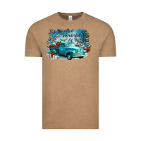 Vintage Coffee its the wonderful time of the year truck Vintage Tee - CowGirlArtShop