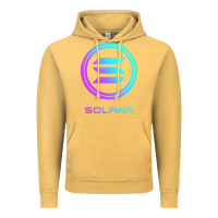 Vintage Mustard solana crypto sol coin blockchain decentralized application long sleev Vintage Hoodie - DesignPulse