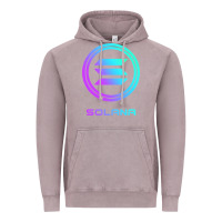 Vintage Zinc solana crypto sol coin blockchain decentralized application long sleev Vintage Hoodie - DesignPulse