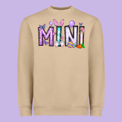 Easter Day Mini Heavyweight Sweatshirt Designed By Cowhidedigitalart