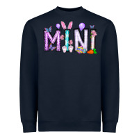 Navy easter day mini Heavyweight Sweatshirt - CowhideDigitalArt