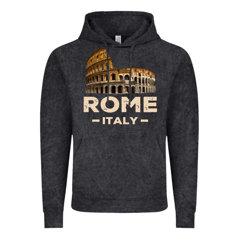 Cool Vintage Roma Italia Colosseum Souvenirs, Rome Italy Pullover Hood Vintage Hoodie by DesignPulse | Teevron