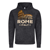 Vintage Black Cool Vintage Roma Italia Colosseum Souvenirs, Rome Italy Pullover Hood Vintage Hoodie - DesignPulse
