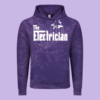 The Electrician The Godfather Parody Design Hipste Vintage Hoodie Designed By Pixelwave