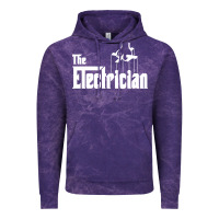 Cloud Purple the electrician the godfather parody design hipste Vintage Hoodie - PixelWave