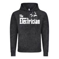Vintage Black the electrician the godfather parody design hipste Vintage Hoodie - PixelWave