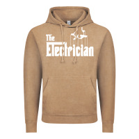 Vintage Coffee the electrician the godfather parody design hipste Vintage Hoodie - PixelWave