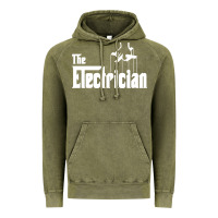 Vintage Olive the electrician the godfather parody design hipste Vintage Hoodie - PixelWave