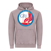 Vintage Zinc graduate, theological, education (GTU) Vintage Hoodie - PixelWave