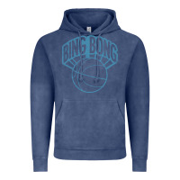 Vintage Denim bing bong vintage distressed Vintage Hoodie - PixelWave