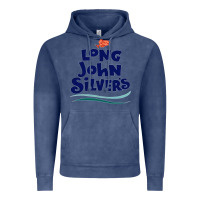 Vintage Denim #long john silvers Vintage Hoodie - PixelWave