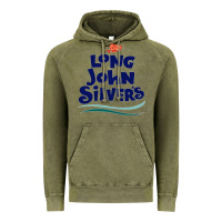 Vintage Olive #long john silvers Vintage Hoodie - PixelWave