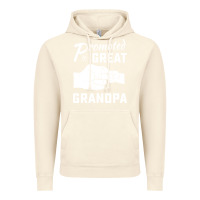 Vintage Artic Promoted to Great Grandpa Vintage Hoodie - PixelWave